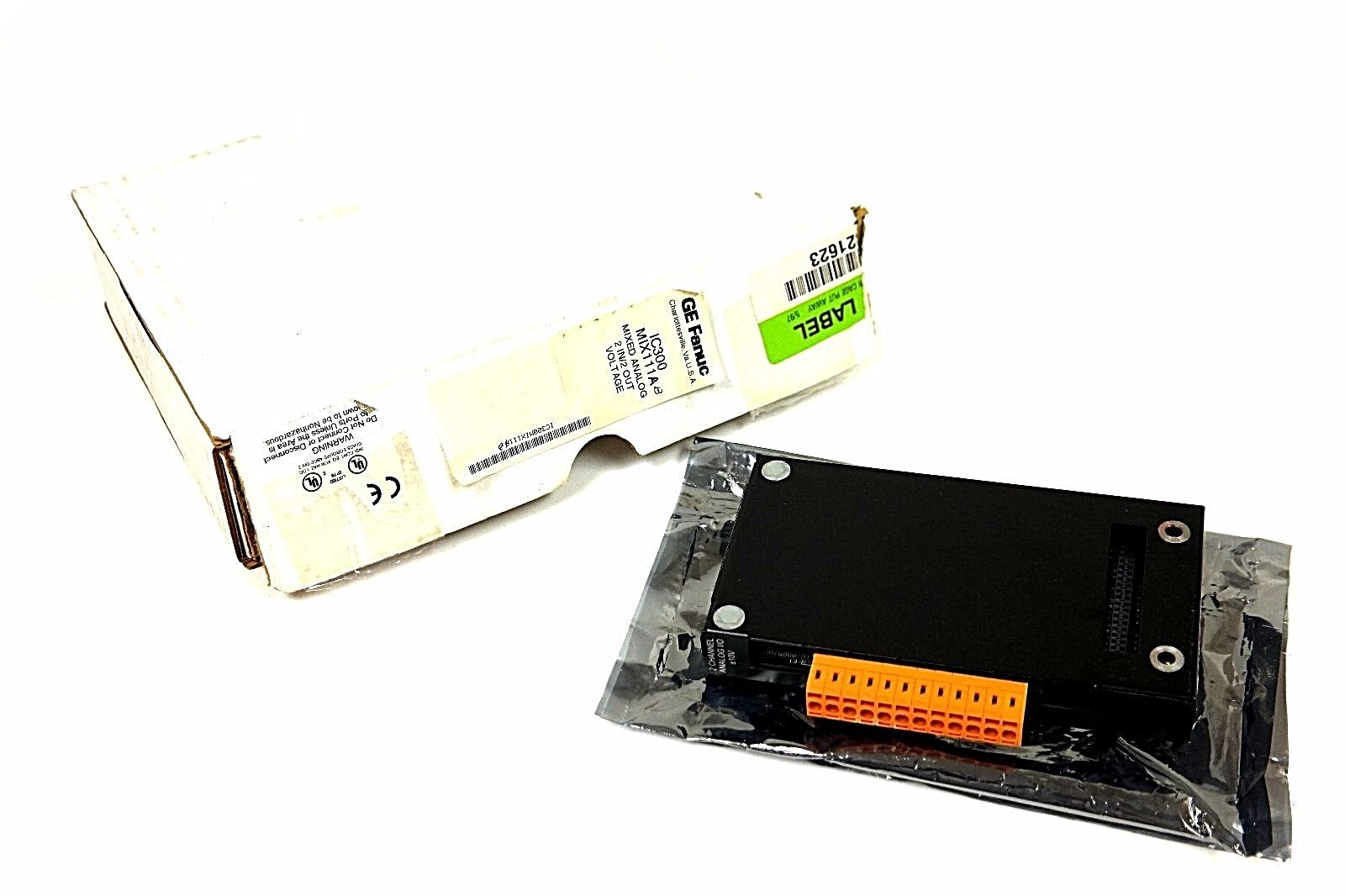 Used GE FANUC IC300MIX111B 2 CHANNEL ANALOG I/O MODULE +/-10V IC300MIX111 REPAIRED