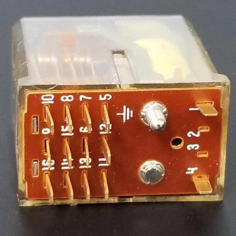 Used AMF POTTER & BRUMFIELD R10-E3725-2 RELAY R10-E4-W4-V185, 12VDC