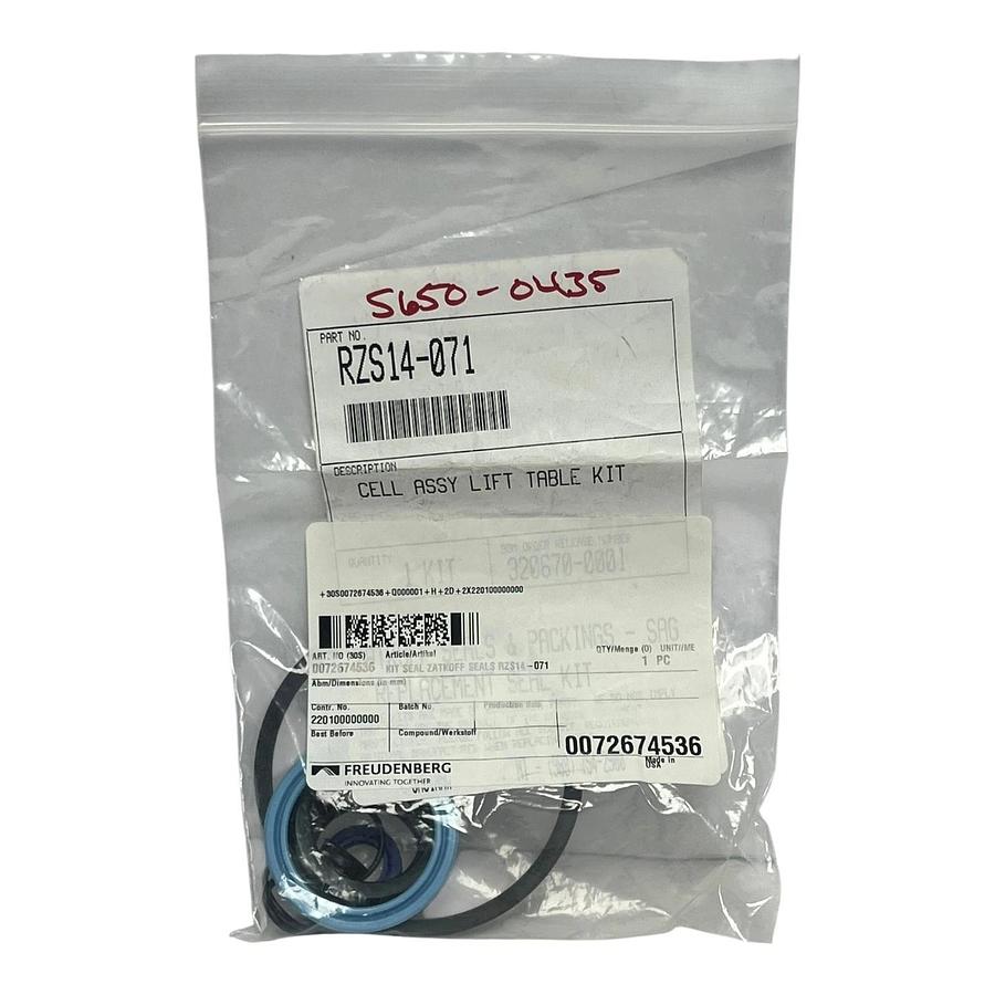 Zatkoff RZS14-071 Hydraulic Pneumatic Cylinder Seal Kit New Surplus