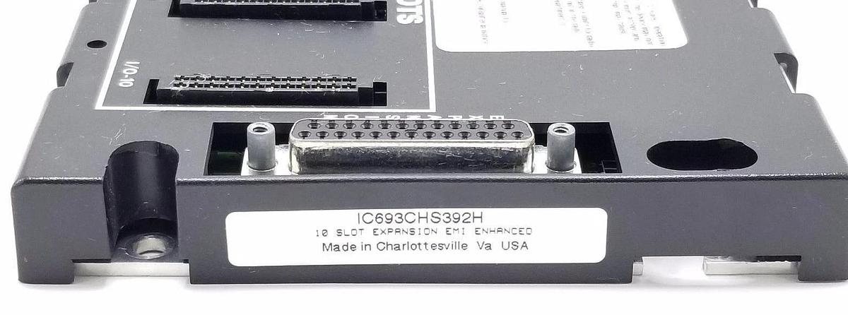 Used GE FANUC IC693CHS392H BASE 10-SLOT EXPANSION EMI ENHANCED