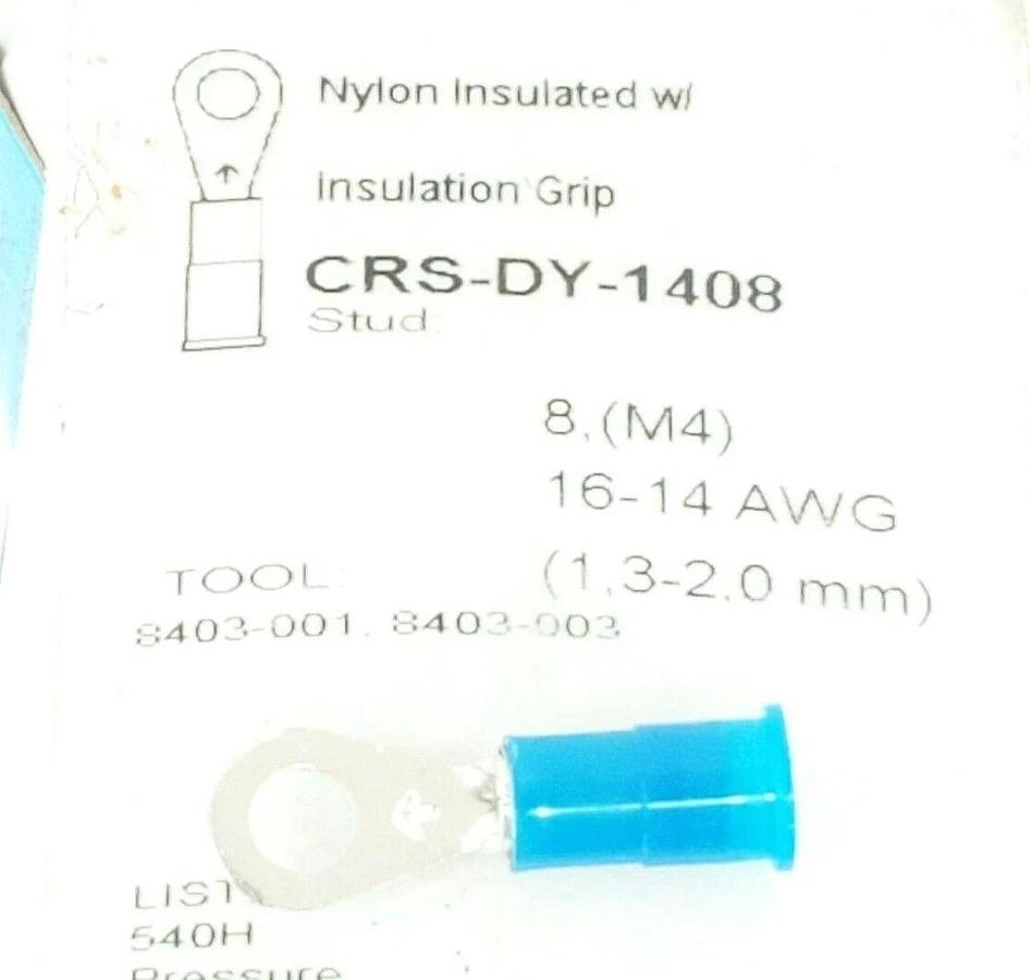 LOT OF 46 NEW VOLTREX CRS-DY-1408 STUDS 16-14 AWG