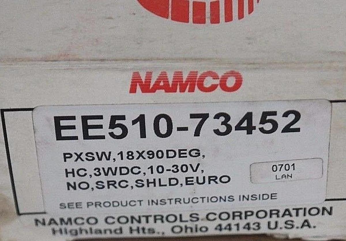 Used NIB NAMCO EE510-73452 PROXIMITY SWITCH EE51073452, 10-30VDC @ 200mA