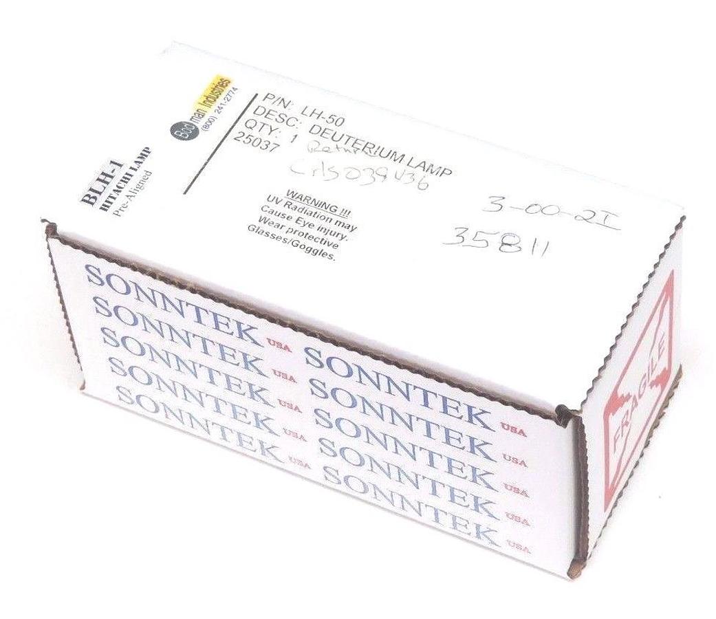 NIB SONNTEK LH-50 DEUTERIUM LAMP LH50