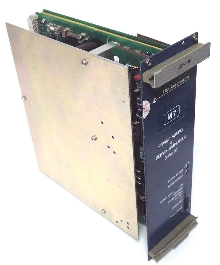 Used ITD AUTOMATION 026.50.39 POWER SUPPLY & SERVO AMPLIFIER 26.50.39, SERIES 50