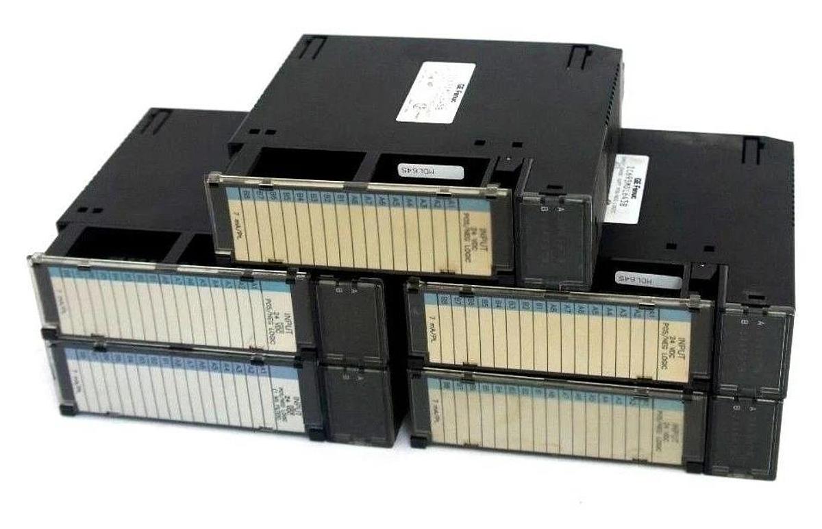 Used LOT OF 5 GE FANUC IC693MDL645B INPUT MODULES 24VDC POS/NEG LOGIC IC693MDL645