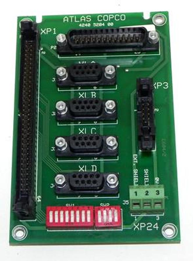 Used ATLAS COPCO 4240 5204 00 PC BOARD ASSEMBLY 4240520400