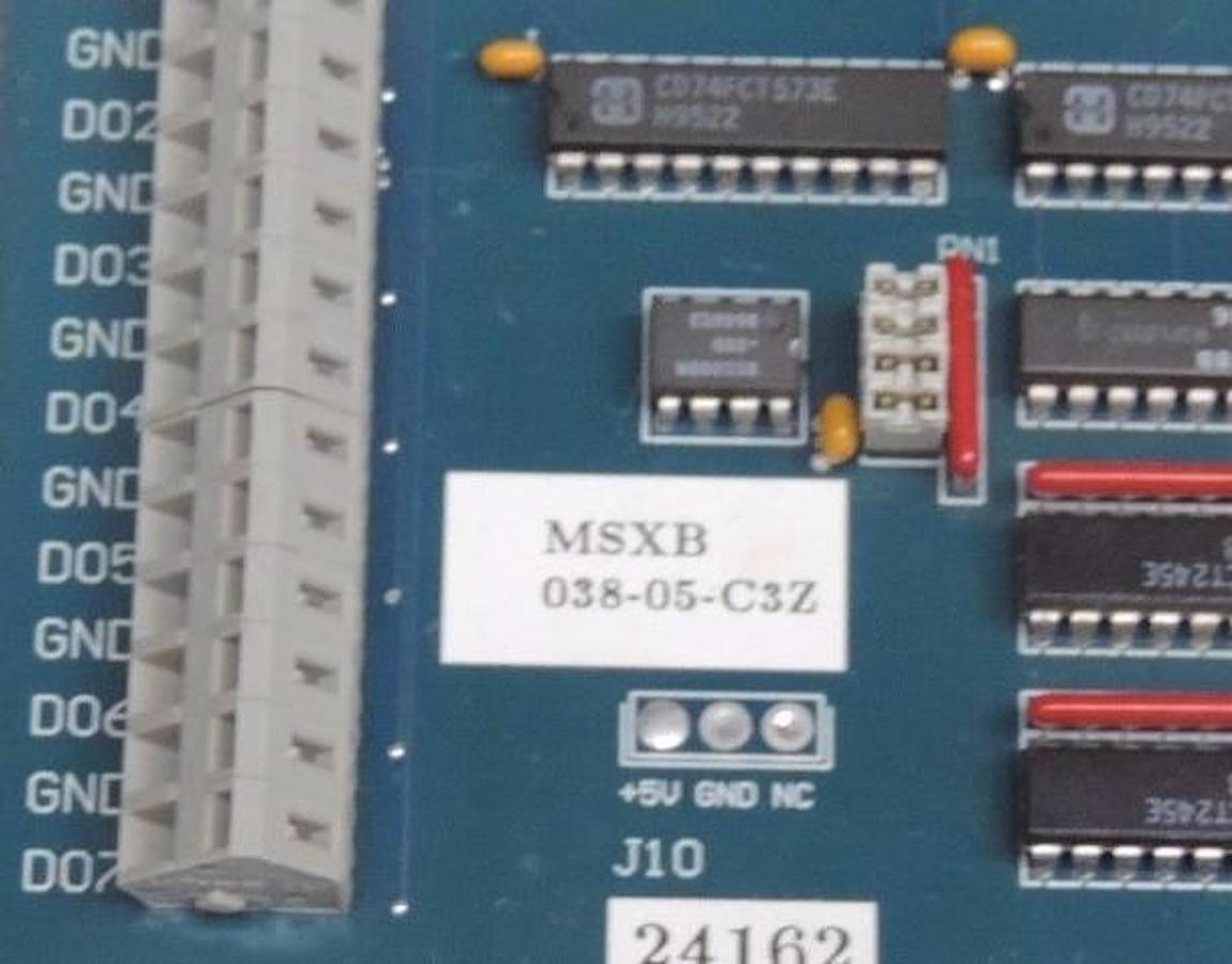 Used MICROSTAR LABORATORIES MSXB 038-05-C3Z DIGITAL EXPANSION BOARD MSXB03805C3Z