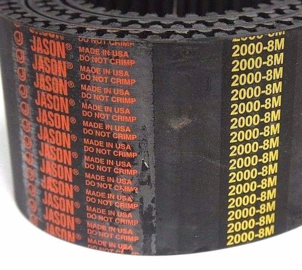 Used NEW JASON 2000-8M TIMING BELT 3-1/2" WIDTH 20008M