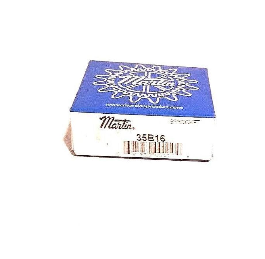 Used LOT OF 3 NIB MARTIN 35B16 ROLLER CHAIN SPROCKETS #35, 16 TEETH, 1/2" BORE