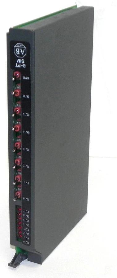 Used ALLEN BRADLEY 1771-SIM 8-PIONT DISCRETE I/O SIMULATOR MODULE 1771SIM