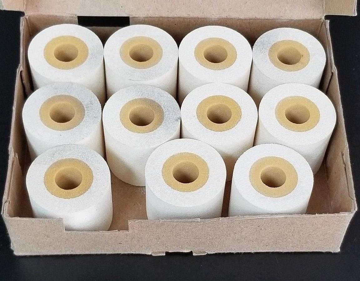 Used BOX OF 11 NEW MARKEM 930 WHITE 32MM INK ROLLS MODELS: 997A/9880