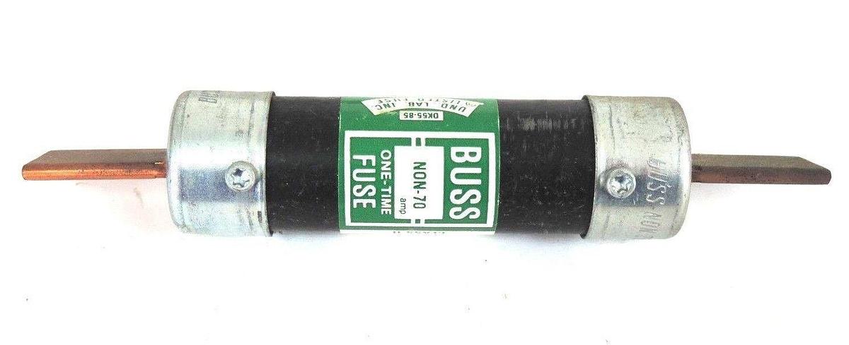 Used LOT OF 14 BUSSMANN FUSETRON NON-70 ONE TIME CLASS H FUSES 250V NON70