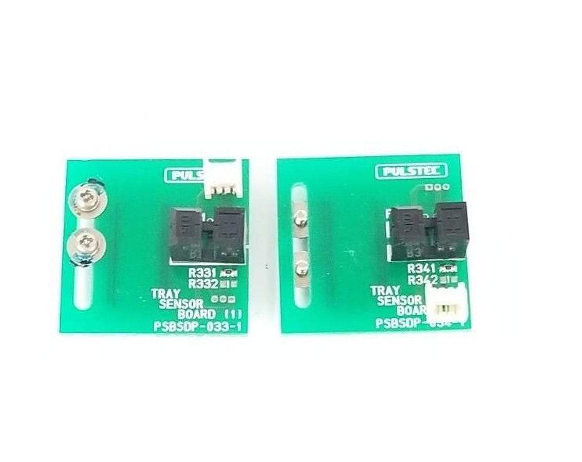 Used PULSTEC PSBSDP-033-1 & PSBSDP-034-1 TRAY SENSOR BOARDS