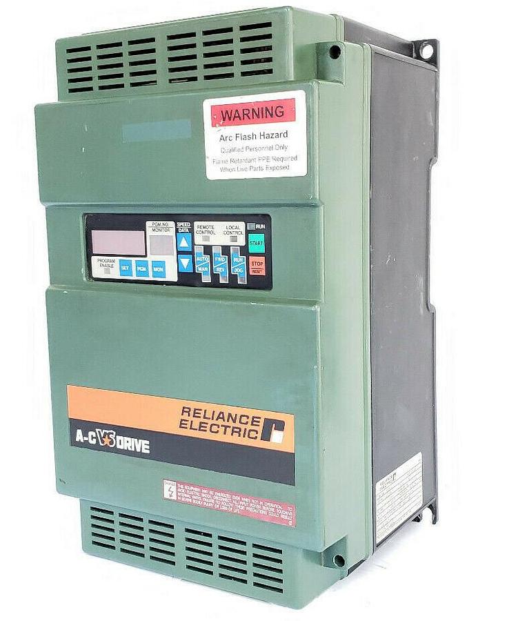 Used RELIANCE ELECTRIC 2GU41001 GP-2000 AC VS DRIVE, 1.7KVA, 1HP, 3 PHASE