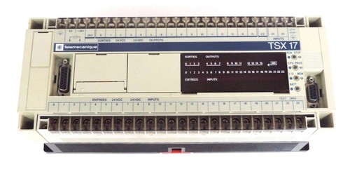 Used TELEMECANIQUE TSX-172-4012 PLC CPU TSX17 CONTROLLER V:1.4 TSX1724012
