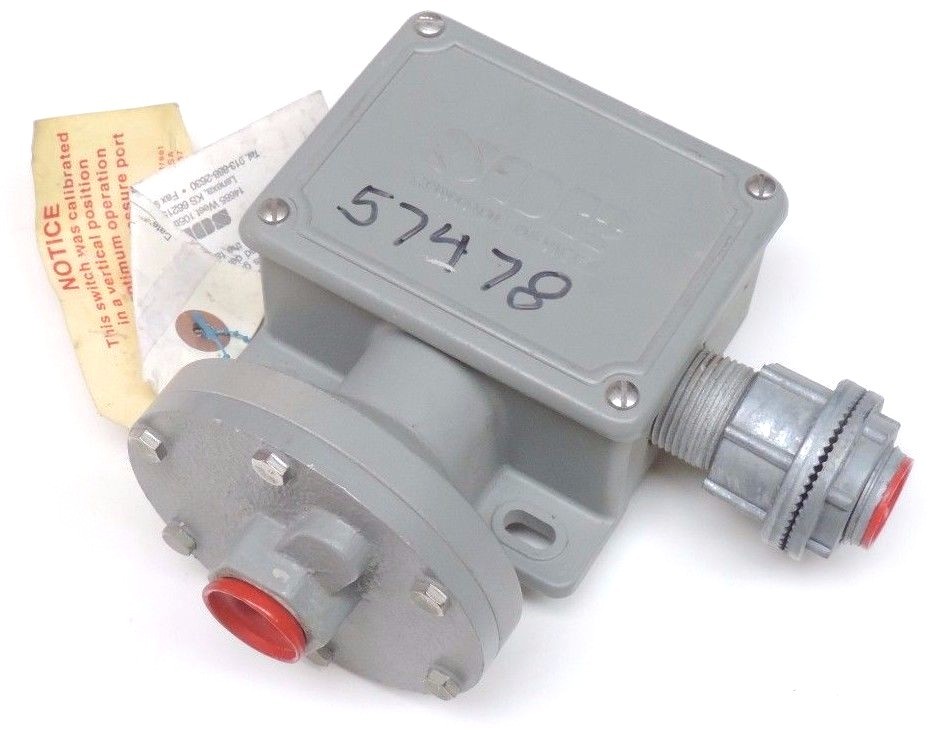 Used NEW SOR STATIC-O-RING 12NN-K614-M2-B2A-TT PRESSURE SWITCH 12NNK614M2B2ATT
