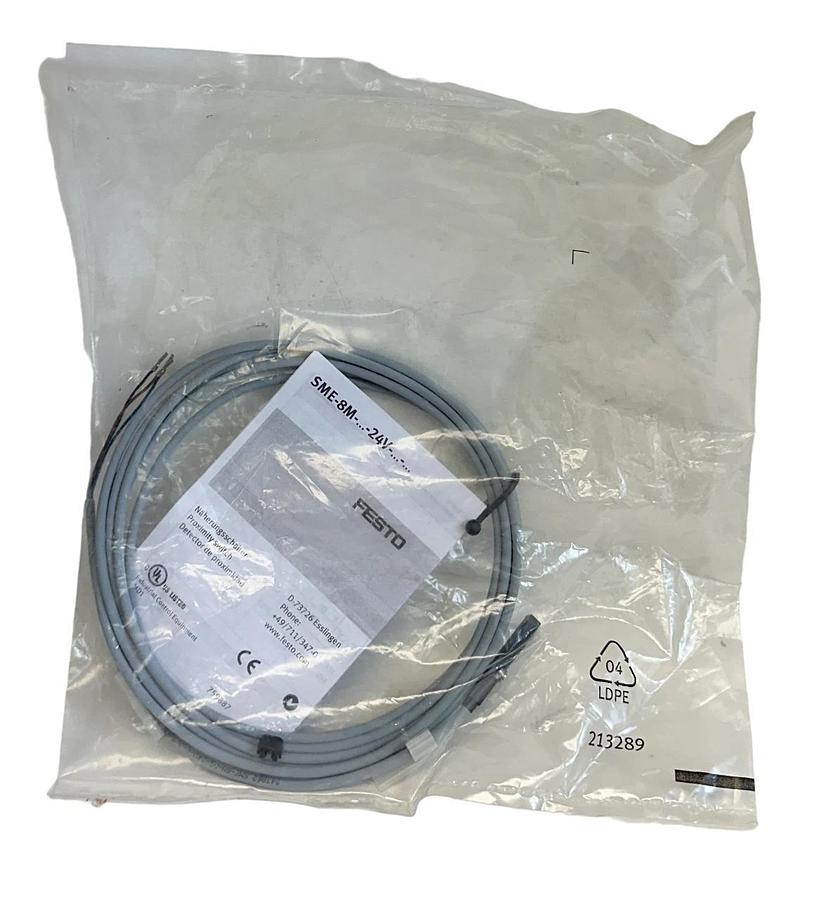 Used 7 NEW FESTO SME-8M-DS-24V-K2.5-OE / 543862 PROXIMITY SWITCHES 24VDC 2.5M NSFS