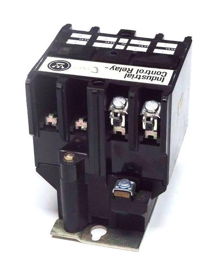 Used WESTINGHOUSE AR440A INDUSTRIAL CONTROL RELAY 766A025G01, 600V, 10AMP