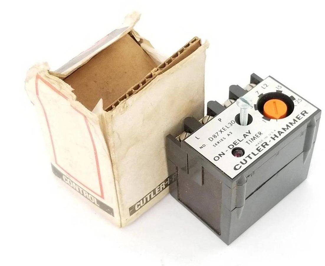 NEW CUTLER-HAMMER D87XEL30 SERIES A2 ON-DELAY TIMER