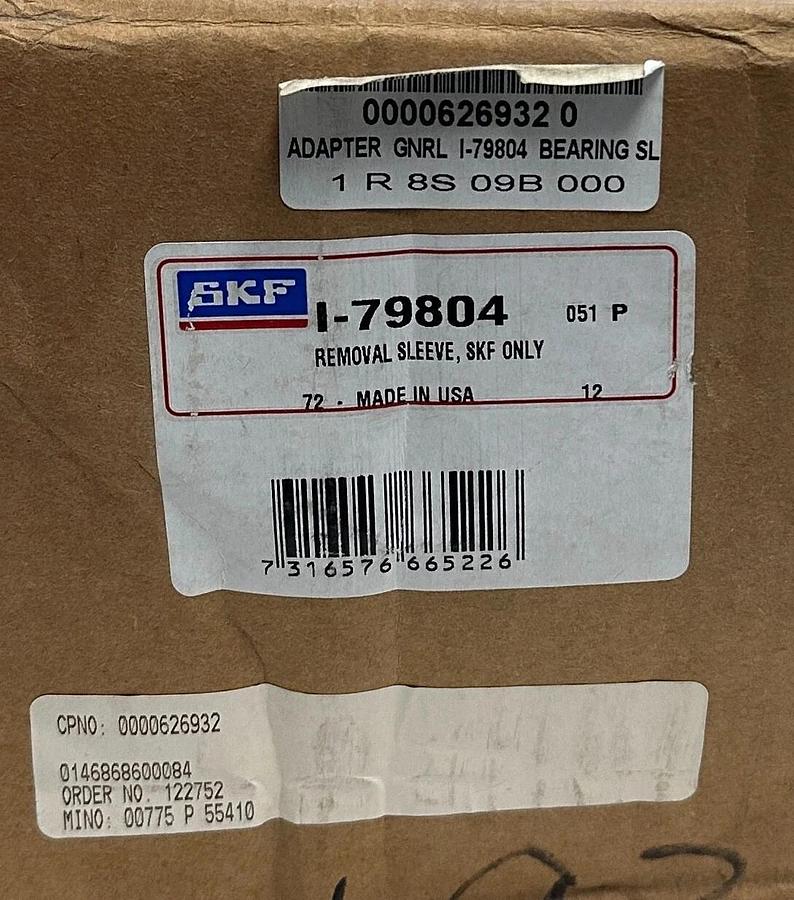SKF I-79804 / I79804 REMOVAL / WITHDRAWAL SLEEVE 1:12 TAPER OEM SKF ONLY NSMP