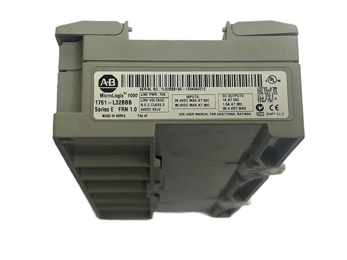 Used Allen-Bradley 1761-L32BBB /E MicroLogix 1000 32-Pt Controller FRN 1.0 USPI