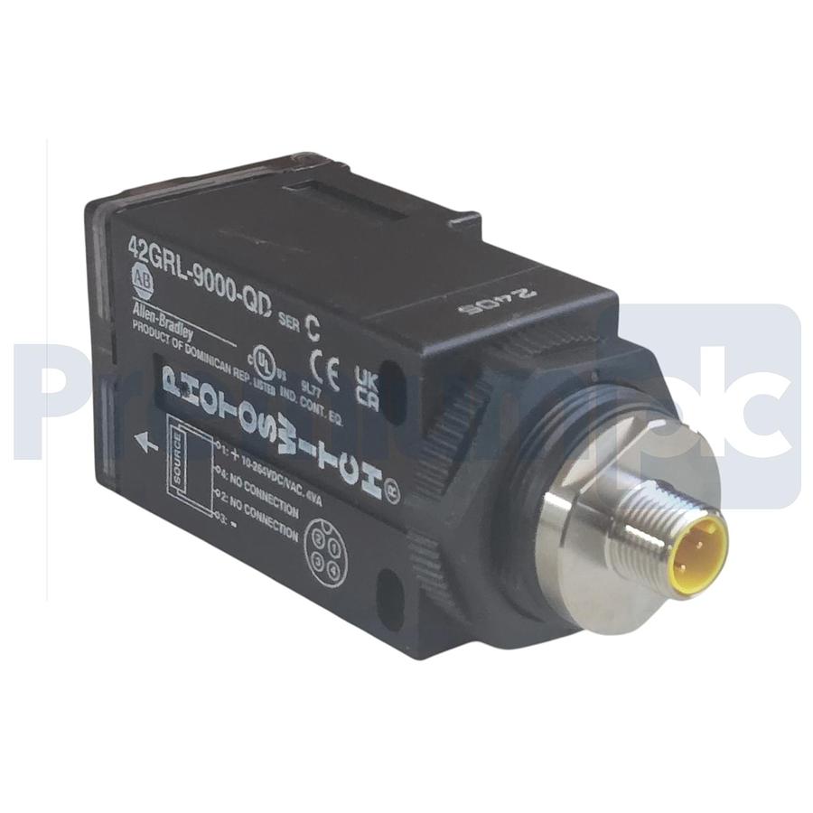 Used Unused Surplus Allen Bradley 42GRL-9000-QD /C PHOTOSWITCH Photoelectric Sensor