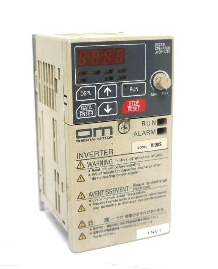 Used ORIENTAL MOTOR VIS-100 AC DRIVE 100W, MODEL VI90S VIS100