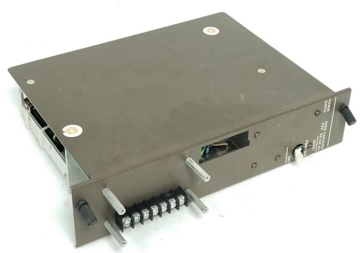 Used GENERAL ELECTRIC IC600PM506A CPU POWER SUPPLY 115VAC NO RED CAP IC600PM506