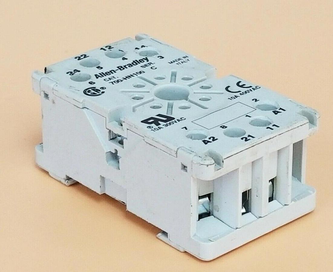 Used ALLEN BRADLEY 700-HN100 RELAY SOCKET 700HN100
