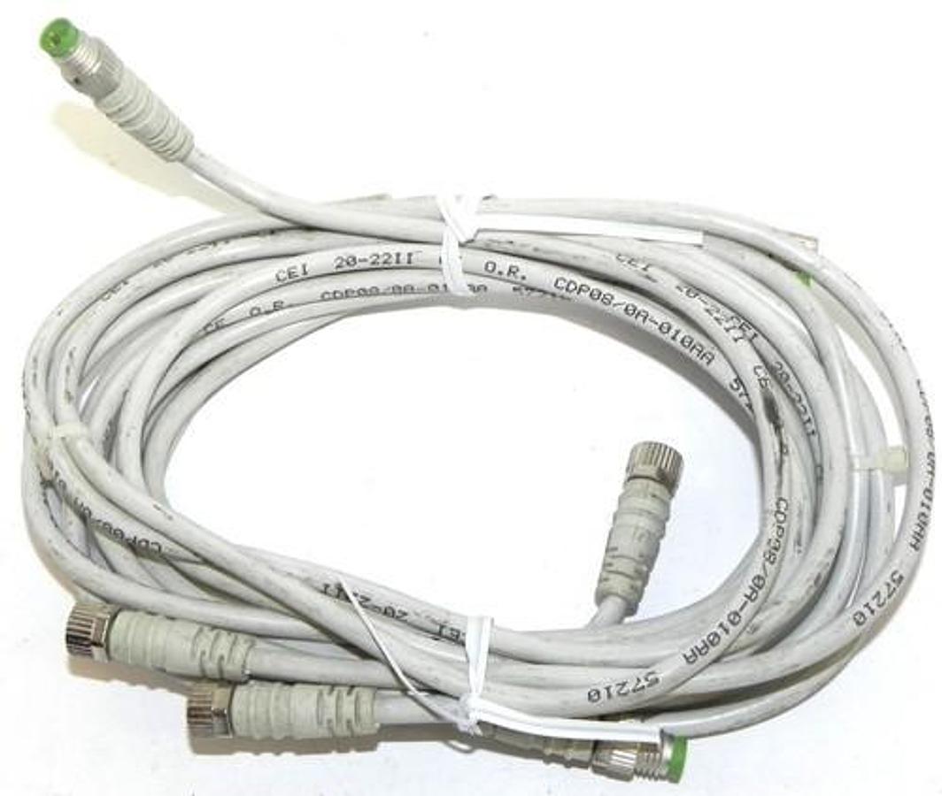 Used LOT OF 4, AUTOMATION DIRECT CDP08-0A-010-AA PATCH CHORD, CDP080A010AA