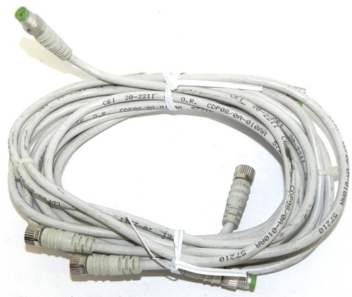 Used LOT OF 4, AUTOMATION DIRECT CDP08-0A-010-AA PATCH CHORD, CDP080A010AA