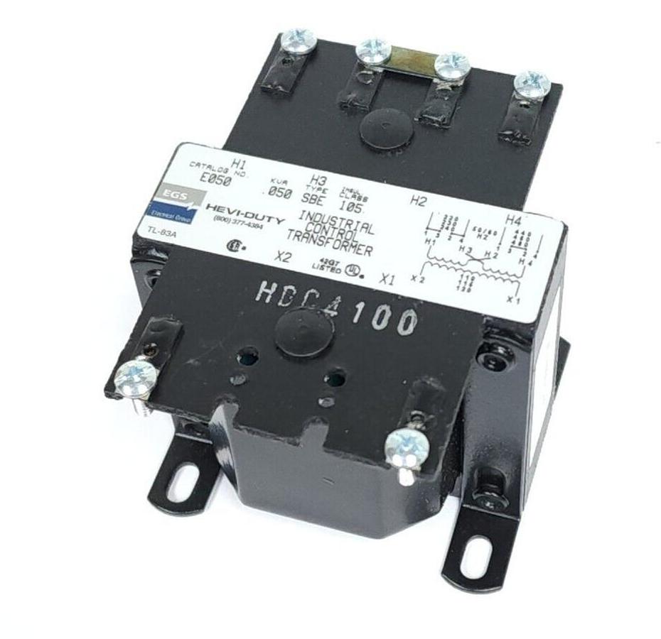 Used EMERSON SOLA HD EGS CLASS 5801 CAT. NO. E050 INDUSTRIAL CONTROL TRANSFORMER