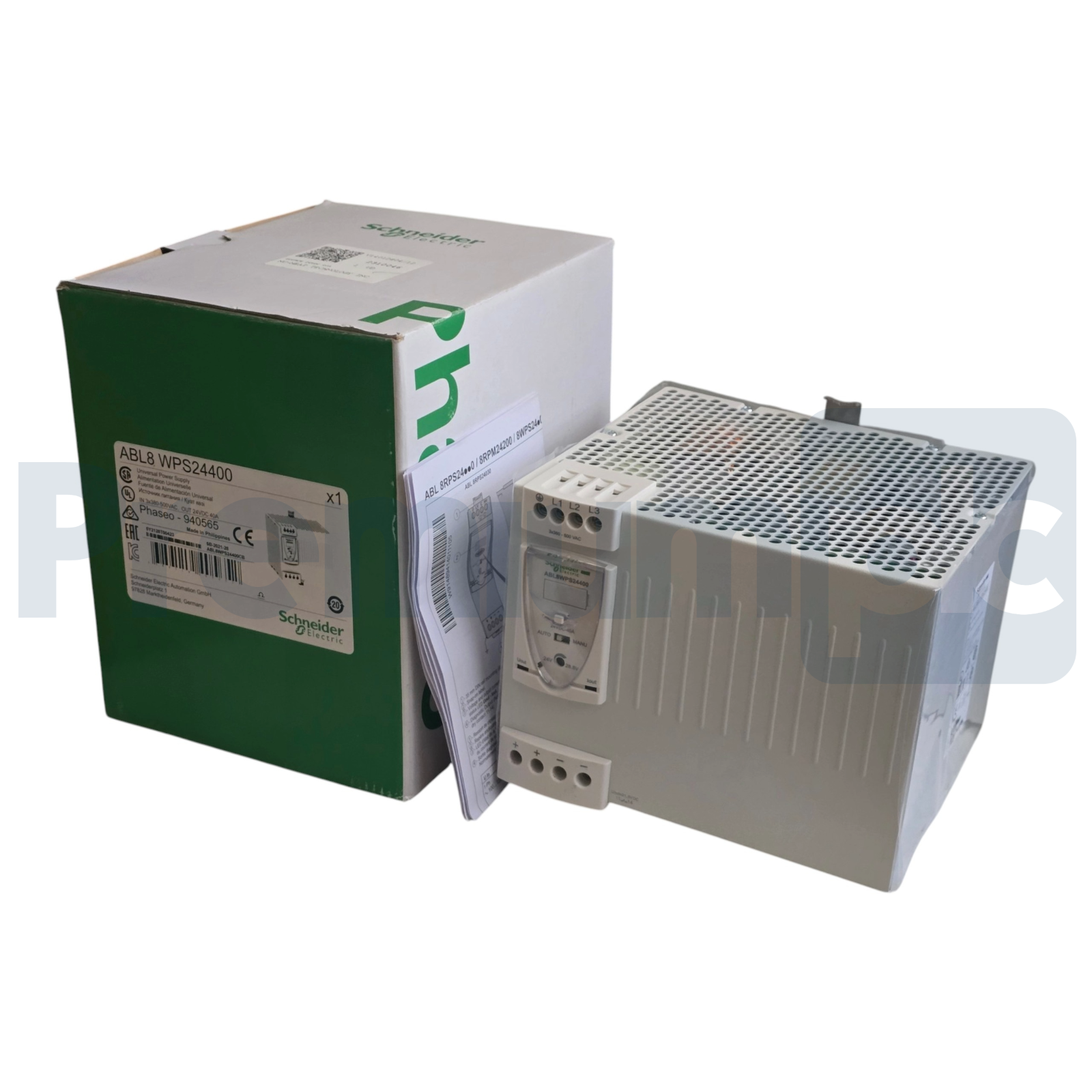 Used Schneider Electric ABL8WPS24400 Phaseo Universal Power Supply 3Ph 24V 960W NSMP