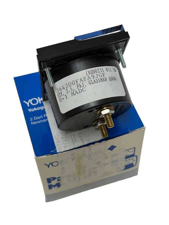 Used NIB YOKOGAWA 264200FAFA9JGF PANEL METER 0-1 MADC