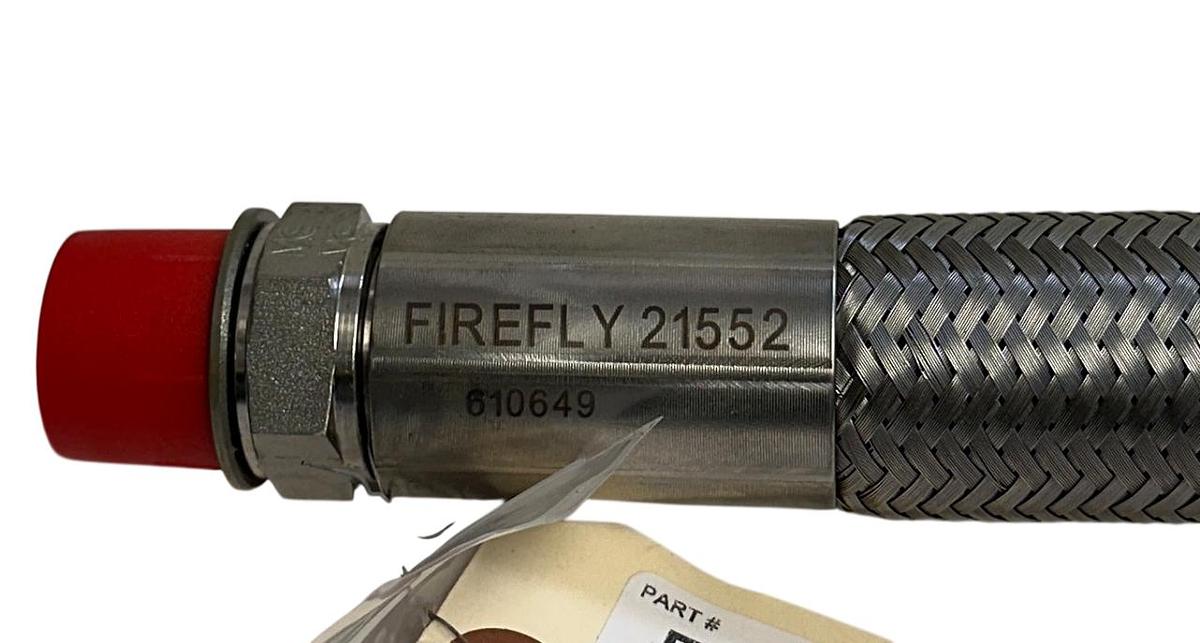 Used FIREFLY FSE-FH740-25-SS-NPT / 21552 / 610649 Flexible Hose 740mm Stainless NSNP