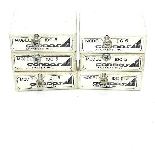 Used LOT OF 6 GORDOS IDC5 I/O MODULES