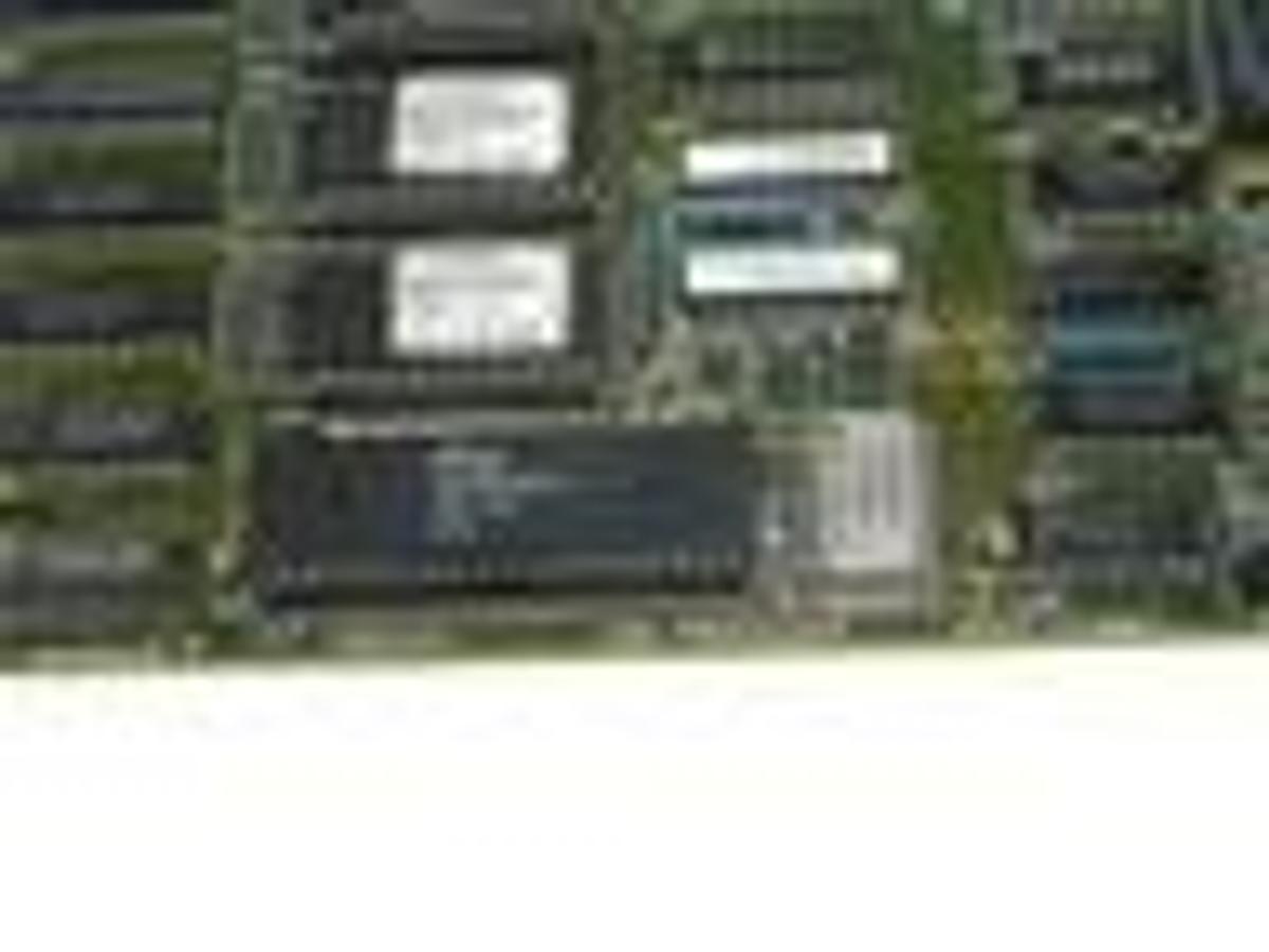 Used GD CALIFORNIA INC PWB 110568-002 PROCESSOR CARD Z80, PWB110568002, PWB110568-002