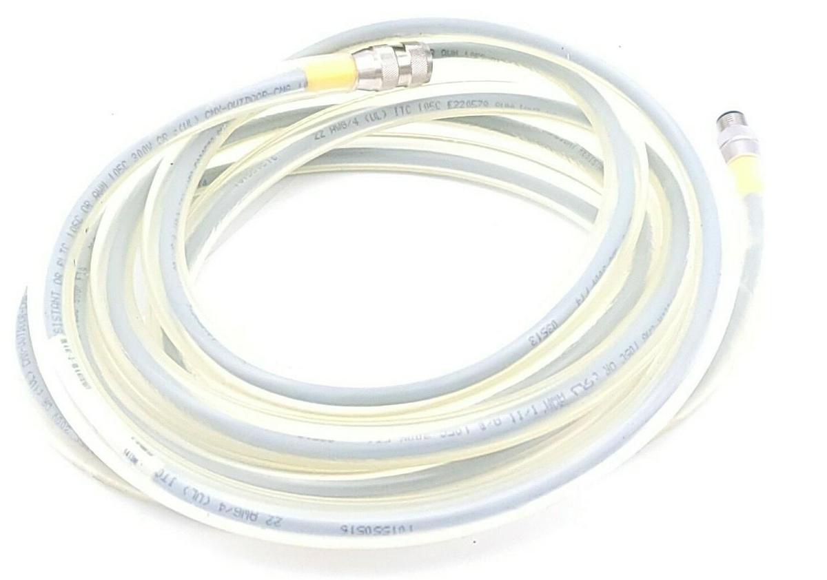 Used NEW TURCK RK 4.4T-3-RS 4.4T/S1077 EUROFAST MOLDED CORDSET ID NO. U2-02842