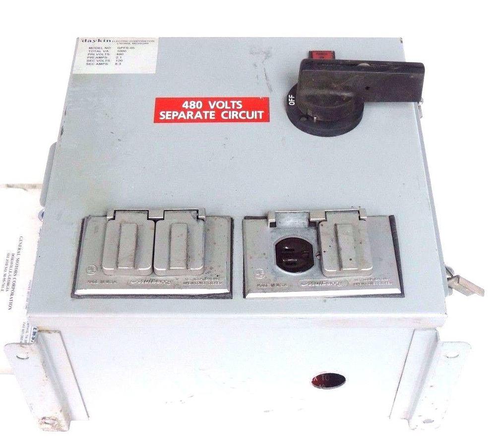 Used DAYKIN GPFS-05 TRANSFORMER DISCONNECT GPFS05