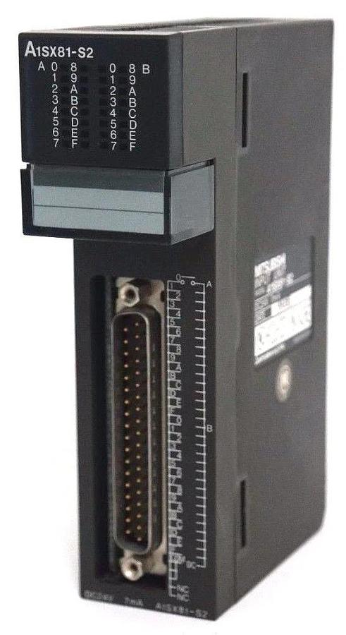 Used MITSUBISHI A1SX81-S2 INPUT MODULE A1SX81S2, DC24V, 7mA