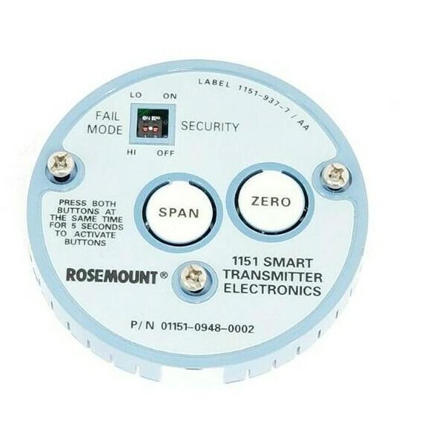 Used ROSEMOUNT 01151-0948-0002 1151 SMART TRANSMITTER CONTROL BOARD 0115109480002