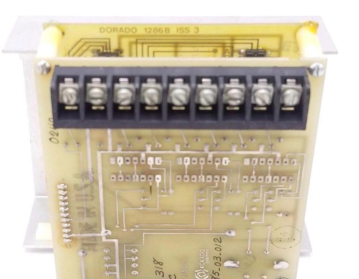 Used DORADO 1286B ISS 3 CONTROL BOARD W/ MODEL 318 FREQ. C, CODE: 85.03.012