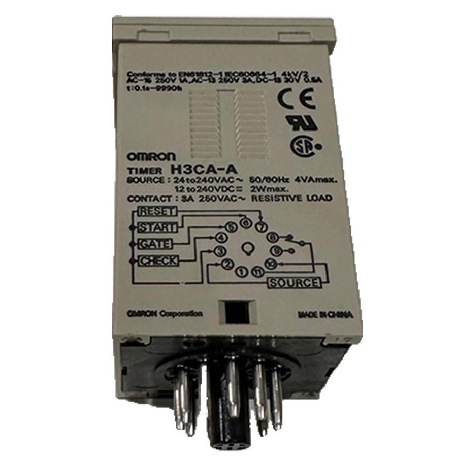 Used NEW OMRON H3CA-A / H3CAA SOLID STATE RELAY TIMER 50/60Hz 24-240VAC