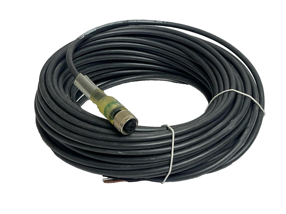 Used Phoenix Contact 1696976 M12 Female Straight Sensor Cable 20m 4-Pin PUR NEW