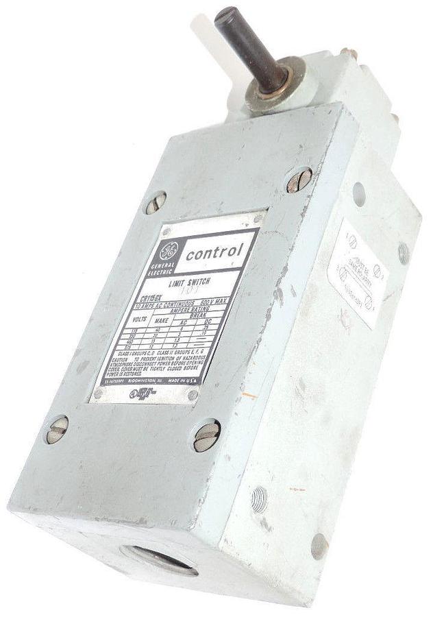 Used GENERAL ELECTRIC CR115GX101 LIMIT SWITCH 10AMP 600V MAX CR115-GX101