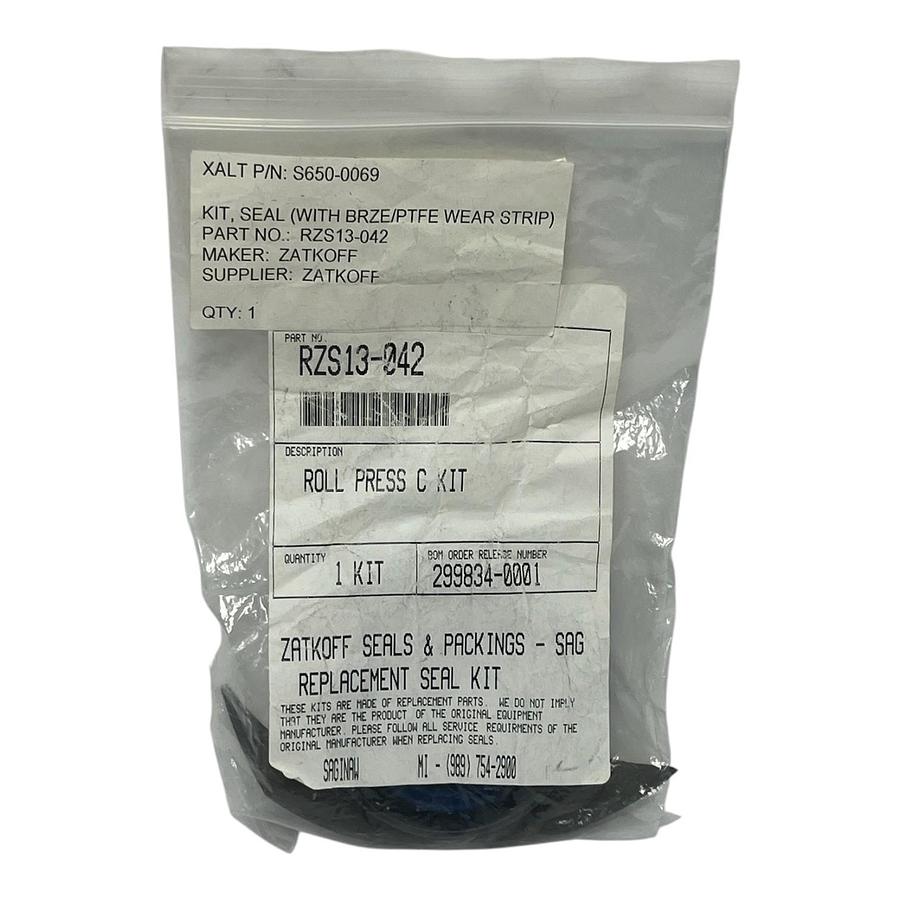 Zatkoff Seals RZS13-042 Roll Press Packing Kit S6500069 New Surplus