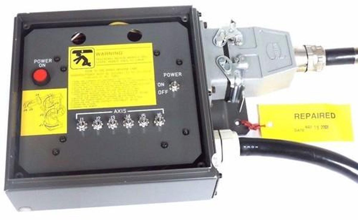Used REPAIRED FANUC A05B-2351-C201 BRAKE RELEASE UNIT MISSING COVER A05B2351C201
