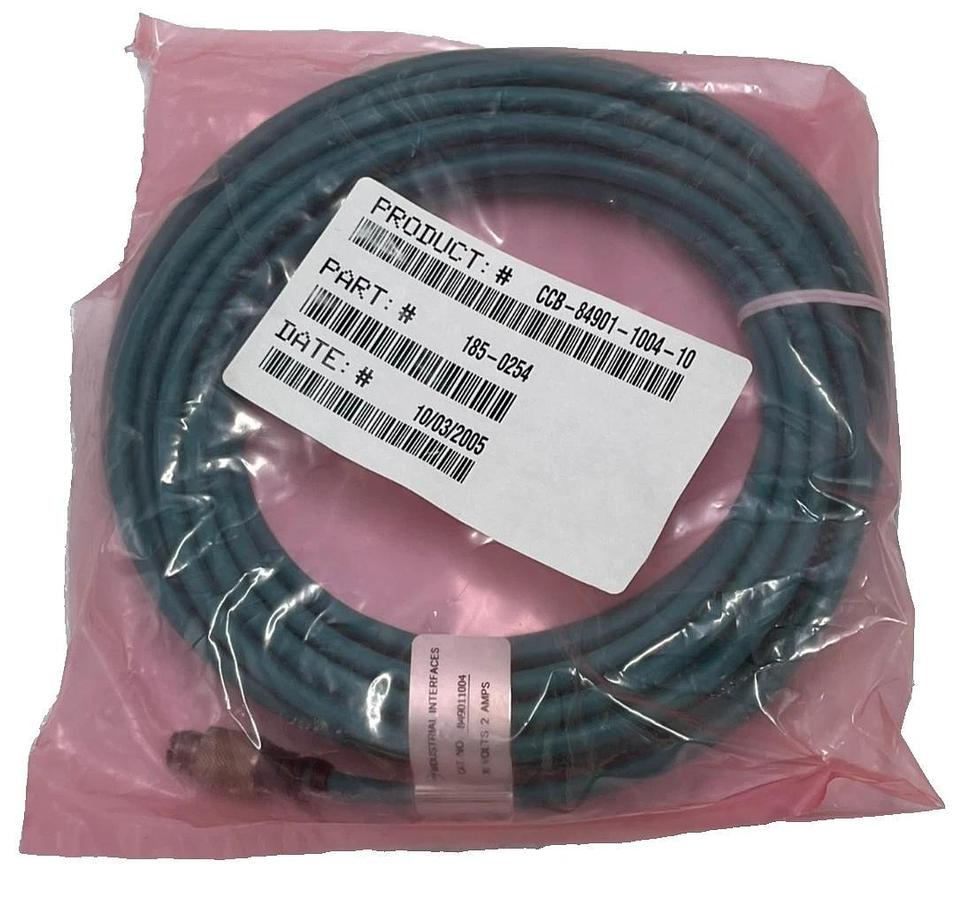 Used COGNEX CCB-84901-1004-10 I/O Cable Assembly 10M 185-0254 In-Sight Vision System