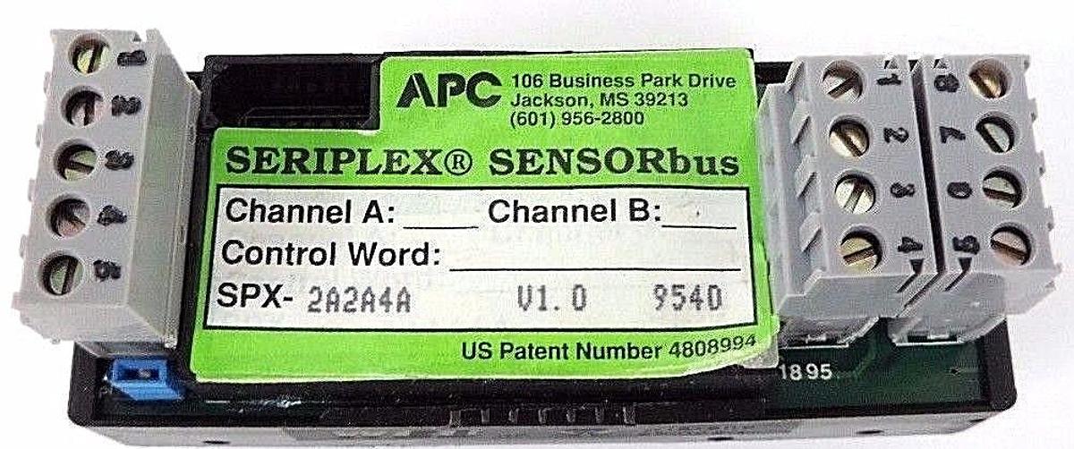 Used NIB SERIPLEX SPX-02A4A DISCRETE OUTPUT MODULE 2 OUTPUTS SPX02A4A, V1.0