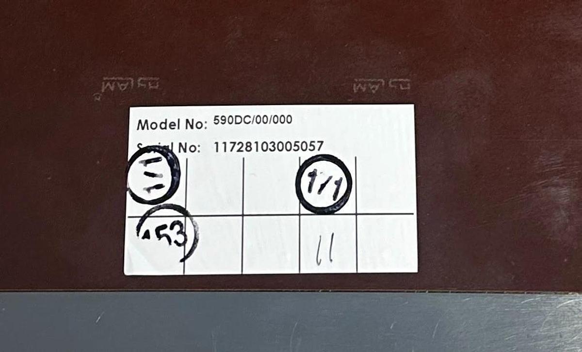 Used PARKER EUROTHERM 590DC/00/000 590 DIGITAL SERIES DRIVE TYPE 570 35A 480VAC USNP